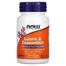 Лютеин і зеаксантин Lutein & Zeaxanthin NOW Foods