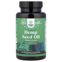 Hemp Seed Oil, 500 mg Омега 3 6 9 Nature's Craft