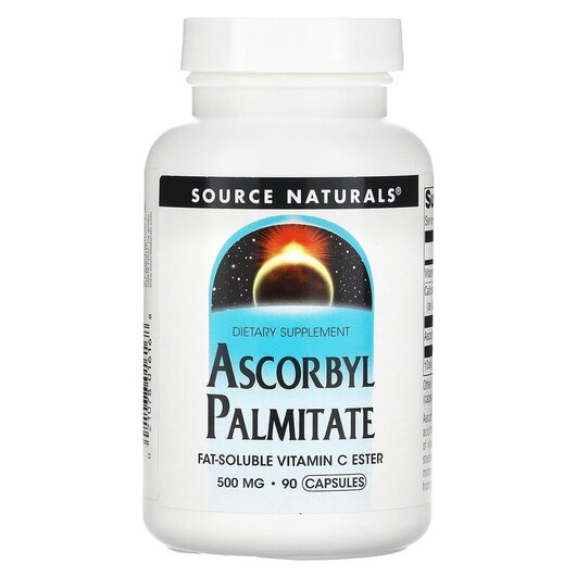 Основное фото товара Ascorbyl Palmitate 500 mg Основное фото товара Ascorbyl Palmitate 500 mg, Ascorbyl Palmitate 500 mg 90, 90 капсу