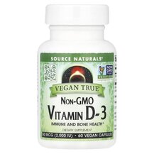 Vegan True Vitamin D-3 Витамин D3 Source Naturals Vegan True Vitamin D-3 Витамин D3 Source Naturals