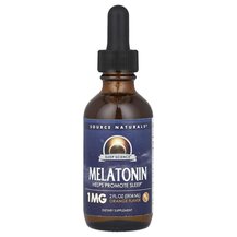Melatonin Orange 1 mg Мелатонин Source Naturals 59.14 мл