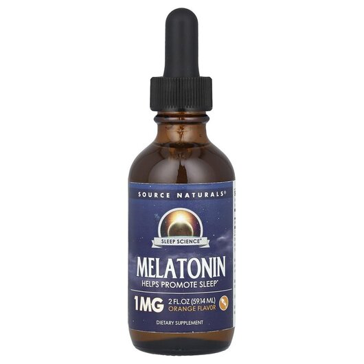 Основное фото товара Melatonin Orange 1 mg Основное фото товара Source Naturals, Мелатонин, Melatonin Orange 1 mg, 59.14 мл