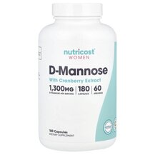 Women D-Mannose with Cranberry Extract Д-манноза Nutricost Women D-Mannose with Cranberry Extract Д-манноза Nutricost