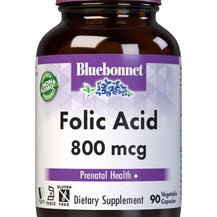 Folic Acid Витамин B9 Фолиевая кислота Bluebonnet