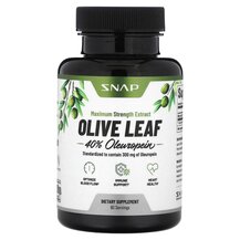 Листя оливи Olive Leaf Maximum Strength Snap Supplements Листя оливи Olive Leaf Maximum Strength Snap Supplements