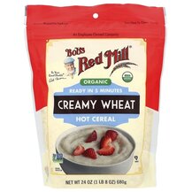 Organic Creamy Wheat Hot Cereal Зерновые культуры Bob's Organic Creamy Wheat Hot Cereal Зерновые культуры Bob's