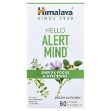 Hello Alert Mind Поддержка мозга Himalaya 60 капсул
