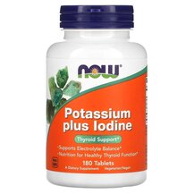 Potassium Plus Iodine Калий Плюс Йод NOW Foods