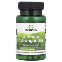Ашвагандха Ultimate Ashwagandha Swanson 60 капсул