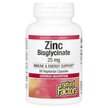 Фото товару Zinc Bisglycinate 25 mg Фото товару Natural Factors, Zinc Bisglycinate 25 mg, Цинк Бісгліцинат, 60 ка