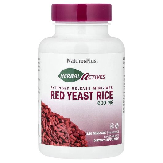 Основное фото товара Herbal Actives Red Yeast Rice 600 mg Основное фото товара Herbal Actives Red Yeast Rice 600 mg, Красный дрожжевой рис, 120