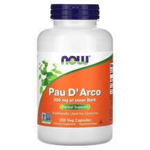 Пау Д'арко Pau D'Arco 500 mg NOW Foods 250 капсул