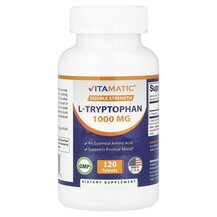 L-Tryptophan Double Strength 1000 mg L-Триптофан Vitamatic