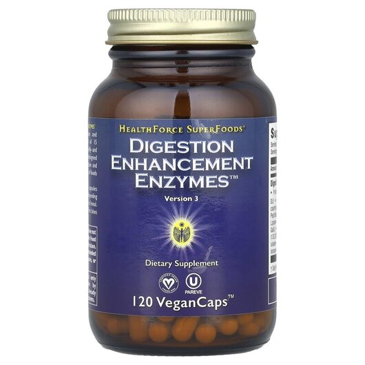Основное фото товара Digestion Enhancement Enzymes Основное фото товара Суперфуд, Digestion Enhancement Enzymes, 120 капсул