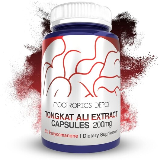 Основне фото товару Tongkat Ali Extract Capsules 200 mg, Тонгкат Алі, 120 капсул