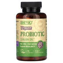 Пробіотики 3-in-1 Vegan Probiotic 5 Billion CFU Deva