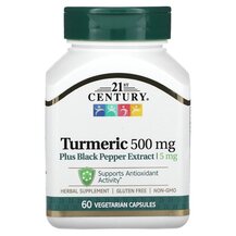 Turmeric Plus Black Pepper Extract 500 mg Черный перец