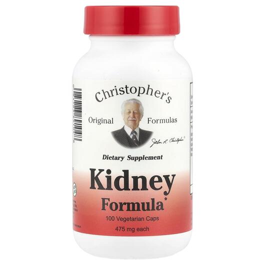 Основне фото товару Kidney Formula 475 mg, Підтримка здоров'я нирок 475 мг, 100 