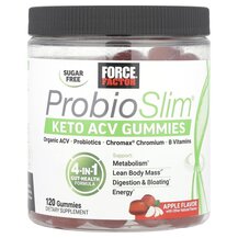 Оцет ProbioSlim Apple Cider Vinegar Gummies Force Factor Оцет ProbioSlim Apple Cider Vinegar Gummies Force Factor