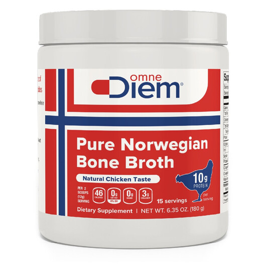 Основное фото товара Pure Norwegian Bone Broth Powder Natural Chicken Taste Основное фото товара Pure Norwegian Bone Broth Powder Natural Chicken, Коллагеновые пе