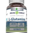 Фото товару Amazing Formulas L-Glutamine Фото товару Amazing Formulas L-Glutamine, L-Глутамін, 120 таблеток