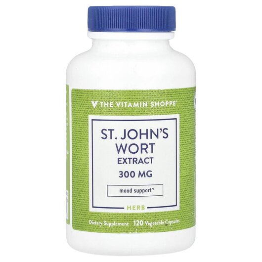 Основное фото товара TheVitaminShoppe, Зверобой, St. John's Wort Extract 300 mg, 
