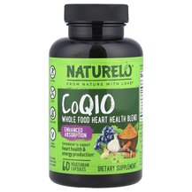 Коензим CoQ10 CoQ10 Naturelo 60 капсул Коензим CoQ10 CoQ10 Naturelo 60 капсул