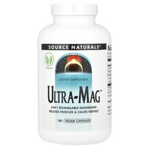 Ultra-Mag Магний B6 Source Naturals 180 капсул