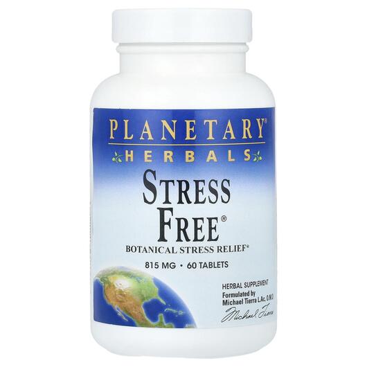 Основное фото товара Stress Free Основное фото товара Planetary Herbals, Поддержка стресса, Stress Free, 60 таблеток