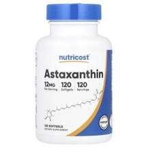 Astaxanthin 12 mg Астаксантин Nutricost 120 капсул Astaxanthin 12 mg Астаксантин Nutricost 120 капсул