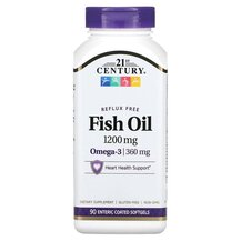 Fish Oil Omega-3 1200 mg Омега 3 21st Century 90 капсул