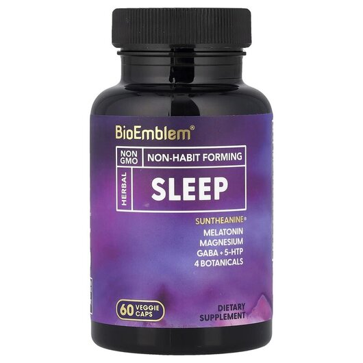 Основное фото товара BioEmblem, Поддержка сна, Sleep, 60 капсул