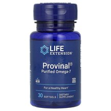 Provinal Purified Omega-7 Омега-7 Life Extension 30 капсул