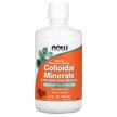 Фото товара Colloidal Minerals Natural Raspberry Flavor Фото товара NOW Foods, Коллоидные минералы, Colloidal Minerals Raspberry, 946