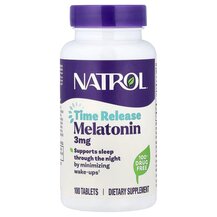 Мелатонін 3 мг Melatonin Time Release 3 mg 100 Natrol Мелатонін 3 мг Melatonin Time Release 3 mg 100 Natrol