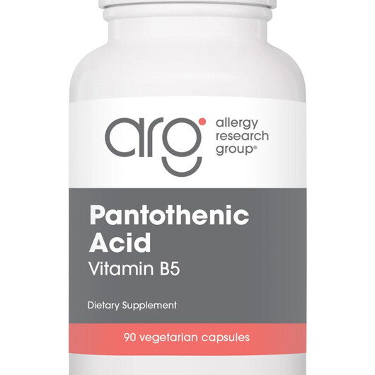 Основне фото товару Pantothenic Acid Основне фото товару Pantothenic Acid, Вітамін B5 Пантотенова кислота, 90 капсул