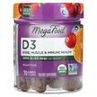 Фото товара MegaFood, Витамин D3, D3 1000 IU Gummies, 70 конфет