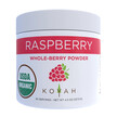 Фото товару Koyah, Organic Freeze-Dried Raspberry Powder, Малина, 128 г
