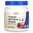 Фото товару Nutricost, Organic Beet Root Powder Unflavored, Червоний буряк, 4