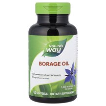 Borage 1300 mg Масло огуречника 1300 мг Nature's Way Borage 1300 mg Масло огуречника 1300 мг Nature's Way