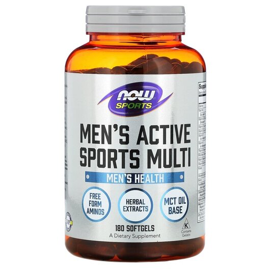 Основное фото товара NOW Foods, Витамины для мужчин, Men's Active Sports Multi, 1