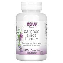 Bamboo Silica Beauty Бамбук Витамины для волос NOW Foods