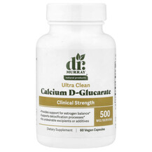 Calcium D-Glucarate 500 mg Кальций Dr. Murray's 60 капсул