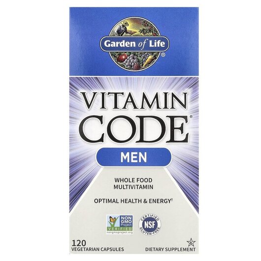 Основное фото товара Garden of Life, Витамины, Vitamin Code Men, 120 капсул
