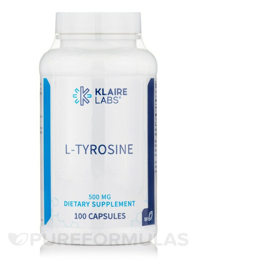 Основне фото товару L-Tyrosine 500 mg Основне фото товару SFI Health, L-Tyrosine 500 mg, L-Тирозин, 100 капсул