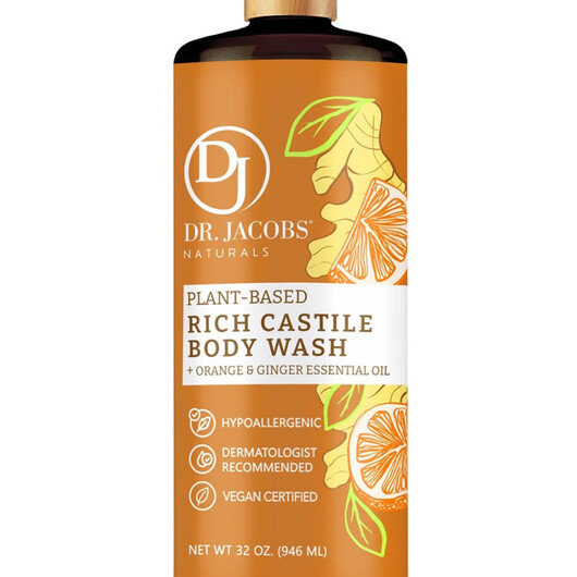 Основное фото товара Plant-Based Rich Castile Body Wash + Orange & Ginger Essential Oil Основное фото товара Plant-Based Rich Castile Body Wash + Orange & Ginger, Гель дл