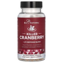 Killer Cranberry + UTI Defense Blend Клюква 60 капсул Killer Cranberry + UTI Defense Blend Клюква 60 капсул