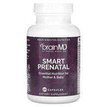 Вітаміни для вагітних Smart Prenatal BrainMD 120 капсул Вітаміни для вагітних Smart Prenatal BrainMD 120 капсул