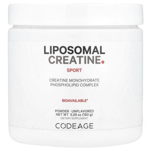 Основное фото товара Креатин, Liposomal Creatine Monohydrate Powder Unflavored, 150 г