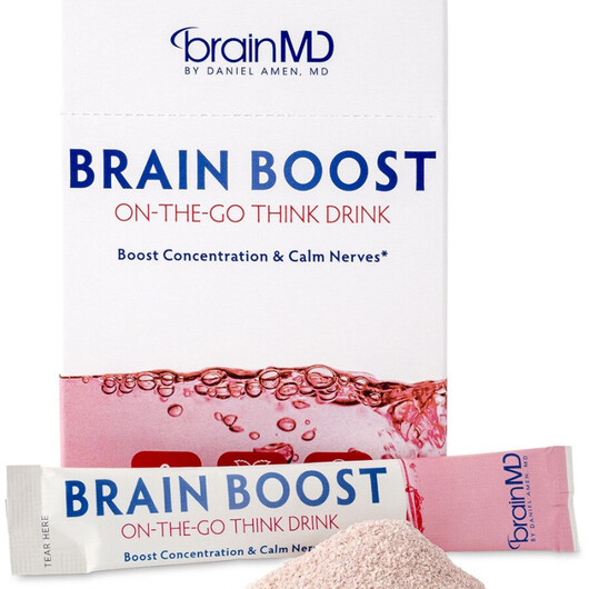 Основное фото товара Brain Boost On-The-Go Think Drink Основное фото товара BrainMD, Поддержка мозга, Brain Boost On-The-Go Think Drink, 10 ш
